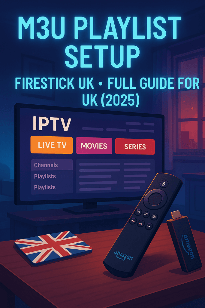 IPTV UK: M3u playlist setup firestick uk — Full Guide for UK (2025)