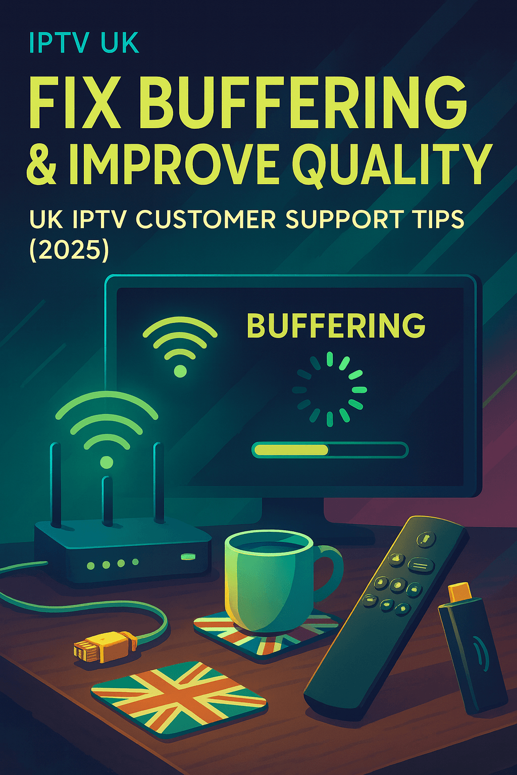 IPTV UK: Fix Buffering & Improve Quality: Uk iptv customer support tips UK (2025)