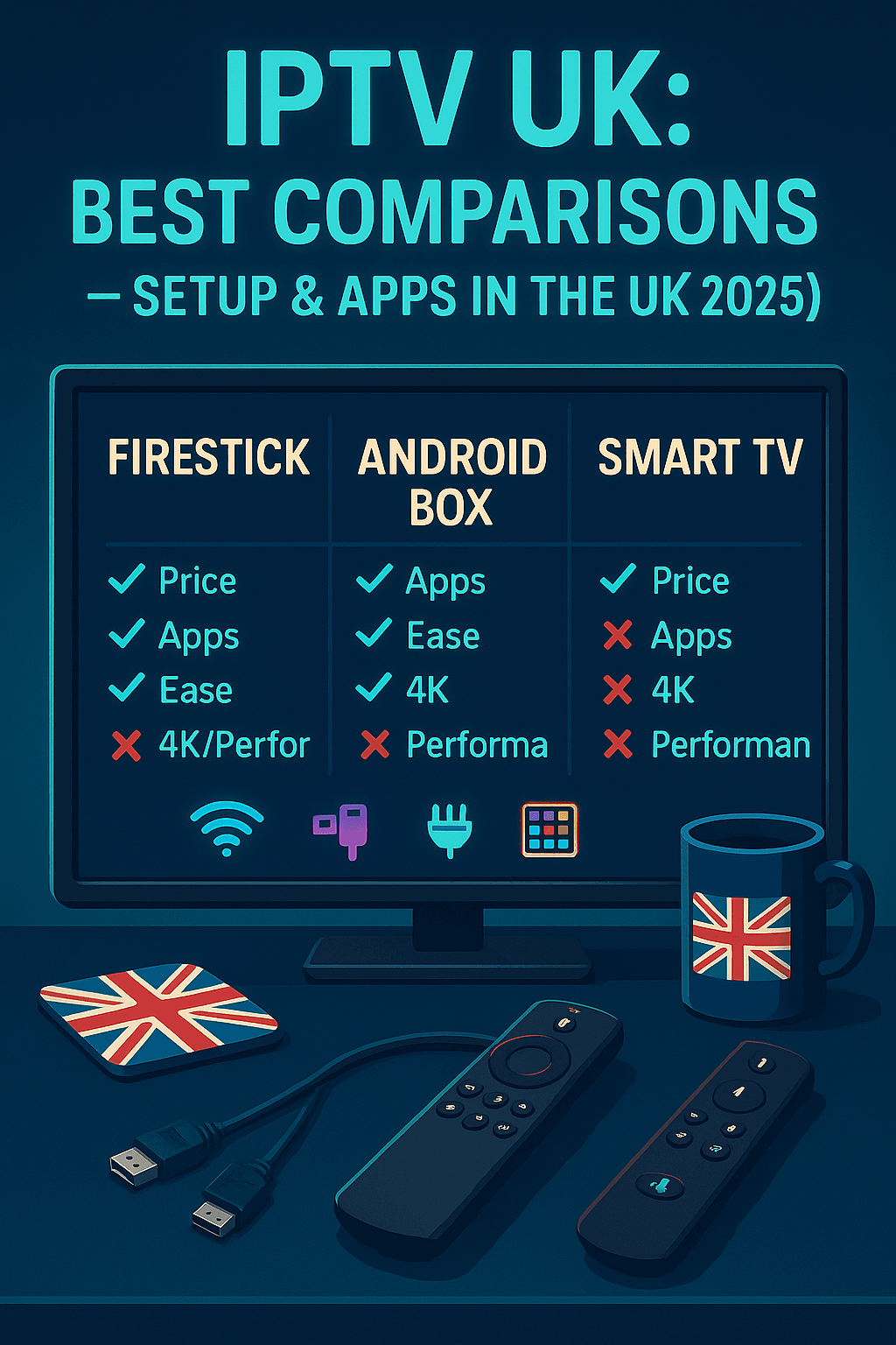 IPTV UK: Best Comparisons Setup & Apps in the UK (2025)